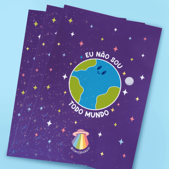 Print Holográfico - Eu não sou todo mundo